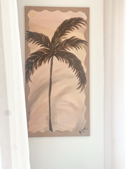 Golden Dusk Palm 50x101cm - Image 2